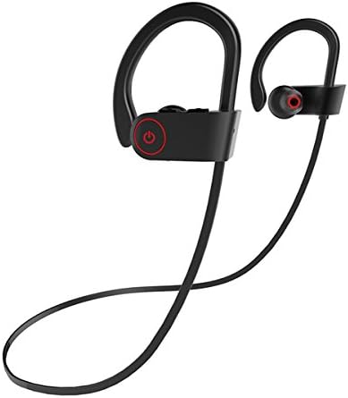 U8 Bluetooth Headset Sports Wireless 4.1 Hanging Ear Waterproof Stereo Weight Bass Ear Bluetooth Headset Sound (Black)