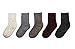 3 Pairs Winter Thick Wool Crew Socks Boy Girl Toddler Kids(Medium, Marled)