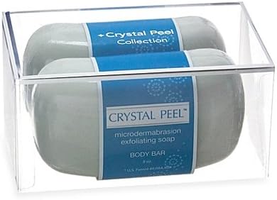 Crystal Peel Microdermabrasion Exfoliating Soap Body Bar (Set of 2)
