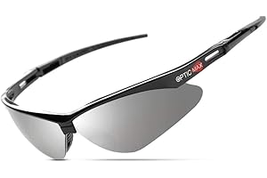 Glove Station Optic Max Safety Glasses for Men & Women, Scratch-Resistant Eye Protection for Shooting, Hunting & Construction