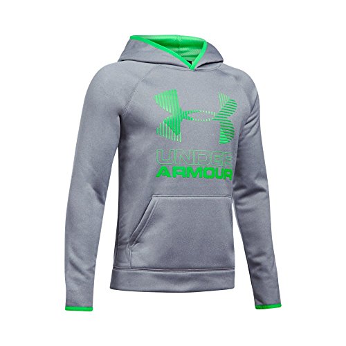 Under Armour Armour Fleece Solid Big Logo YLG STEEL LIGHT HEATHER