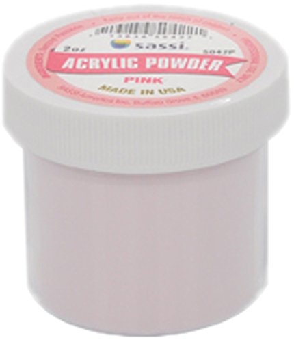 Sassi Acrylic Powder Professional Salon Quality 2oz Pink