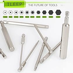 TLEEP 20 x 1/4 Inch Hex Head Allen Wrench Drill
