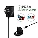 Nintendo Switch PD 3.0 Charger AC Adapter + Charging Stand, USB-C Cable 2 IN 1 Fast Charging Dock Power Delivery 3.0 Portable Power Adapter For Nintendo Switch Accessories by GamePal