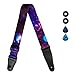 Guitar Strap with Leather End, Include 2 Strap Locks & 2 Picks. Length Adjustable, Suitable for Electric Guitar, Acoustic Guitar and Bass - Unique Gift For Guitarist