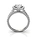 Cate & Chloe Celeste Glory 18k White Gold Ring, Engagement Ring, Wedding & Promise Ring, Silver Ring, White Gold Jewelry