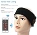 Bluetooth Sports Headband, YoCoo Bluetooth Headband with Wireless Headphone Earphone Stereo Speakers Mic for Gym Fitness Exercise Outdoor Sport, Compatible with iPhone Android Smart Phones