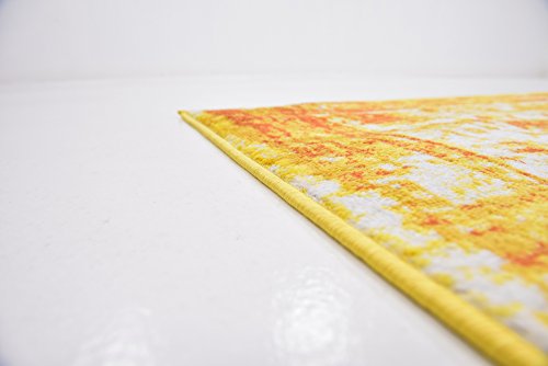 Unique Loom 3141498 Area Rug, 8" x 8", Orange