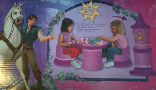 rapunzel tower table and chairs