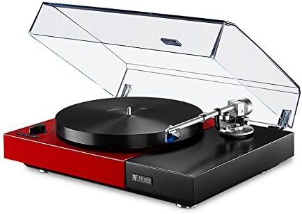 Perpetuum Ebner PE 2525 Turntable with ortofon 2M Blue Cartridge, Dust Cover (Red)
