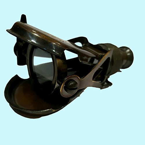 Vintage Heavy Brass R & J. Beck Antique Maritime Ltd London 1914 Single Eye Pocket Spyglass Binocular Monocular AWUSATC 012 - Thumbnail 2