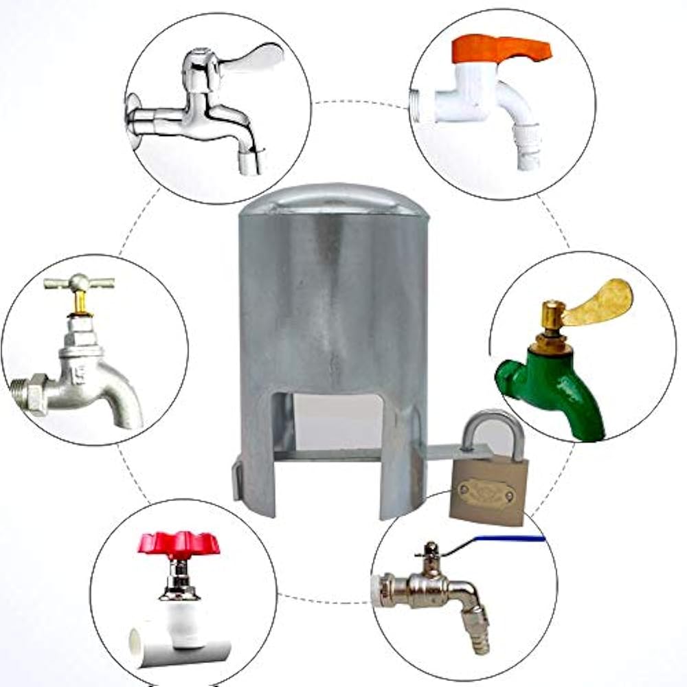Watering Cans Tap Lock Padlock Outdoor Faucet Locking System