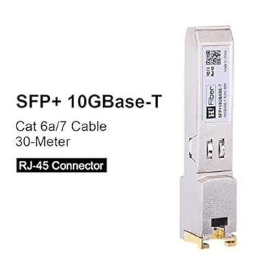 SFP+10GBASE-T Transceiver Copper RJ45 Module Compatible for UF-RJ45-10G, Reach 30m, for Data Center, Switch, Router