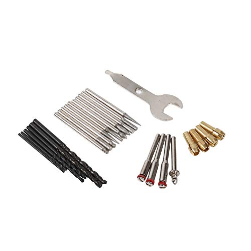 Yesbaby 147pcs Rotary Polishing Tool Set 1/8" Shank Sanding Polish Cutting Accessory Bit