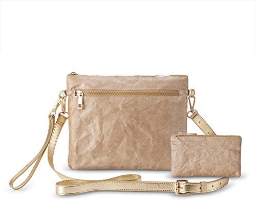 CrossBody Bag Clutch Shoulder Hand Bag Women Girl Small Zippers Pockets Coin Card Purse ECO Cork