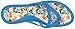 crocs Women's Isabella Print Wedge Flip Flop, Blue Jean/Floral, 9 M US