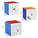 D-FantiX Cyclone Boys 2x2 3x3 4x4 Speed Cube Set, Stickerless Magic Cube Puzzles Toy Pack of 3