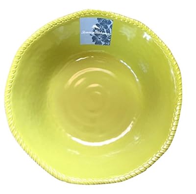 Tommy Bahama Green Rope Edge Large Melamine Serving Bowl