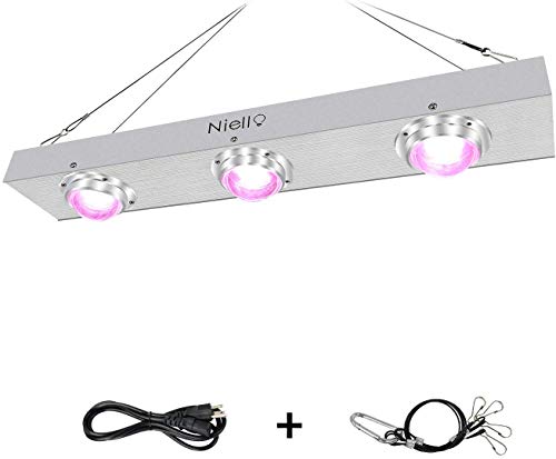 COB LED Grow Light, Niello 600W Full Spectrum Light Grow for Indoor Plants, Cooling Stronger Heat Dissipation Without Noise LED Plant Lamp for Hydroponics Greenhouse Indoor Plant Veg and Flower System COB LED Grow Light, Niello 600W Full Spectrum Light Grow for Indoor Plants, Cooling Stronger Heat Dissipation Without Noise LED Plant Lamp for Hydroponics Greenhouse Indoor Plant Veg and Flower System