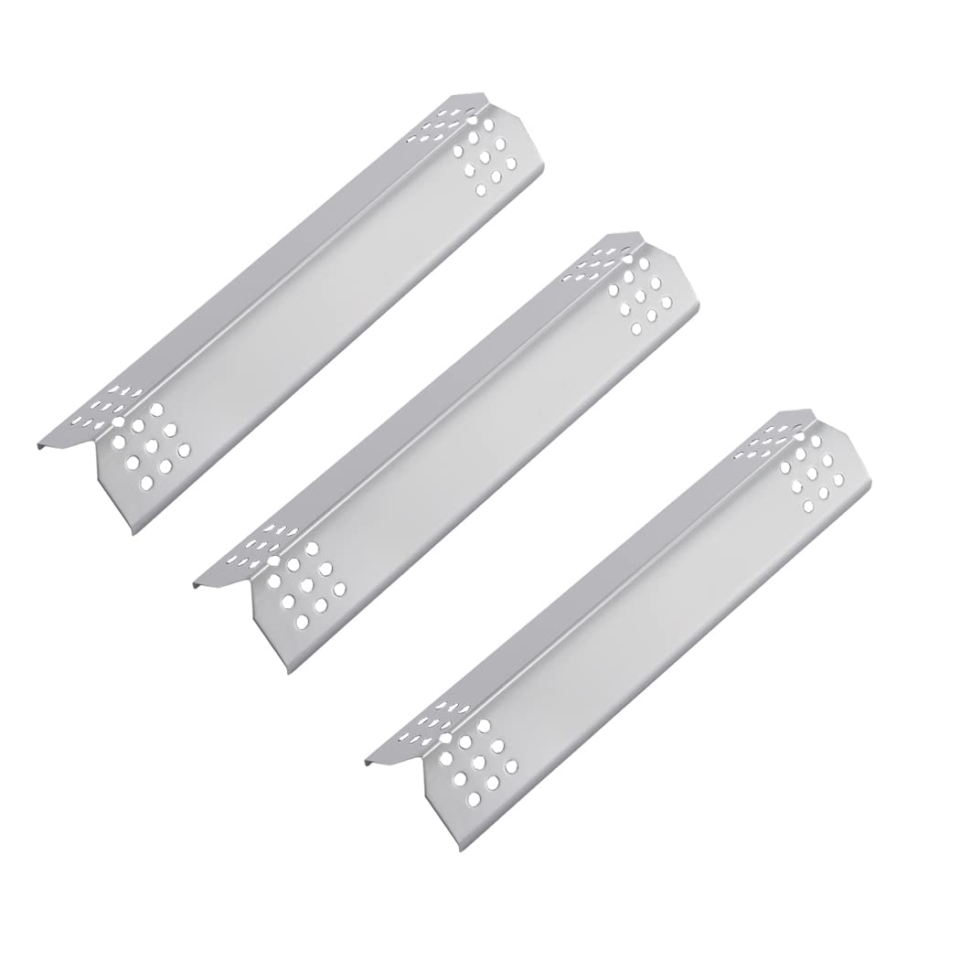 MINGYI 37CM 97371(3 Pack) SS Heat Shield Grill Replacement Parts, Heat Plate, Heat Tent for Nexgrill, Grill Master 720-0737, Landmann, Enders, TAINO, ProfiCook, Campingaz Burner Cover Heat Deflector