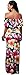 Womens Elegant Vintage Flowers Off Shoulder Ruffle Plain Bodycon Long Party Maxi Dress Red XLarge
