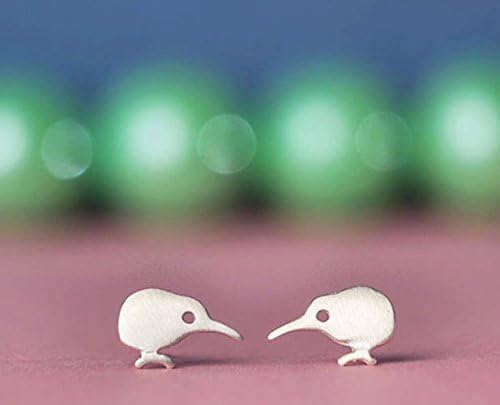 Kiwi Studs Kiwi Earrings in sterling silver Bird Earrings 0.0008