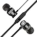 GGMM Earbuds Wired Earphones Noise Isolating Earbuds with Microphone Heavy Deep Bass Ear Buds, in Ear Headphones Fits All 3.5mm Jack Device (C300-Black-01)