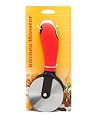Greenwald Brands Kitchen Monster Pizza Cutter With Soft Grip Handle, Red