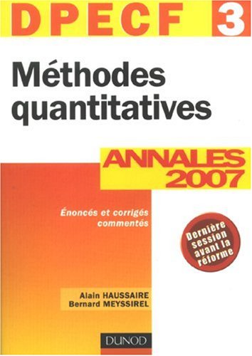 Méthodes quantitatives