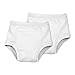 Green Sprouts Baby Boys' Toddler Training Underwear, 2 Pack, White (2pk), 4T