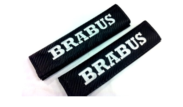 Brabus de fibra de carbono funda para cinturón de seguridad ...