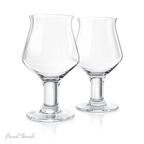 Final Touch Hard Cider Glass, Set of 2