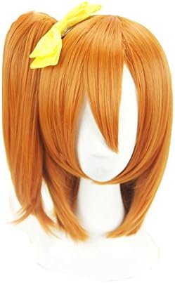SUNCOS Straight High Temperature Fiber Girl Hono Cosplay Wig Clip On Ponytail Hair Accessory Synthetic