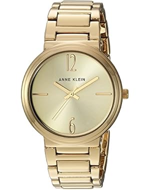 Women's Quartz Metal and Alloy Dress Watch, Color:Gold-Toned (Model: AK/3168CHGB)!