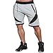 Ouber Men's Fitted Sweat Shorts Running Workout Gym Shorts