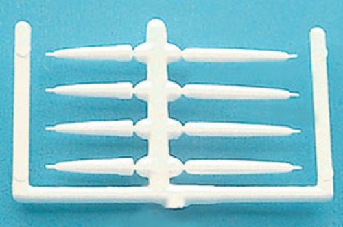 Dollhouse Miniature Chrysnbon White Candles 8 pieces