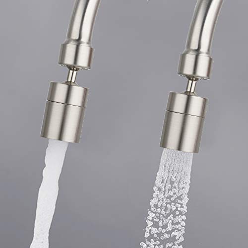 Waternymph 360 Degree Swivel Sink Faucet Aerator,Big Angle Water Saving