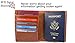 Leather Passport Holder Cover Case RFID Blocking Travel Wallet