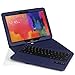 MoKo Case - Wireless Bluetooth Keyboard Cover Case for Galaxy TabPRO 10.1 Android Tablet, Indigo (Will NOT Fit Samsung Galaxy Tab 4 10.1)