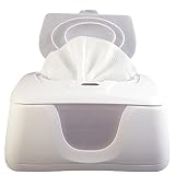Baby Wipes Warmer and Dispenser, Advanced Features with 4 Bright Auto Off LED Ample Lights for Easy Nighttime Changes, Dual Heat for Baby's Comfort, Improved Design and Only Available at Amazon