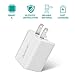 USB Wall Charger, Amoner UL Certified Dual USB 2-Pack 2.1A Wall Charger with Foldable Plug, Fast Travel Charger Cube Compatible with iPhone Xs/XS Max/XR/X/8/7/6S/6S Plus, iPad, Galaxy S9 S8 and More