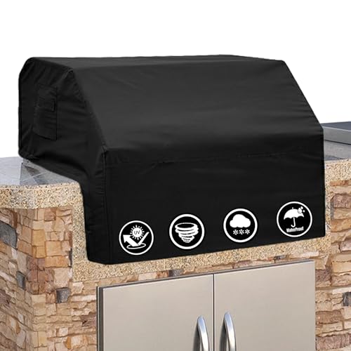Covers & All Integrierte Outdoor-Grillabdeckung, langlebig, 340 g, wasserdichte Abdeckung, maximales Material mit Lufttasche und Gummizug für gute Pas