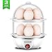 Egg Cooker,350W Electric Egg Maker,White Egg Steamer,Egg Boiler,14 Egg Capacity Egg Cooker With Automatic Shut Off