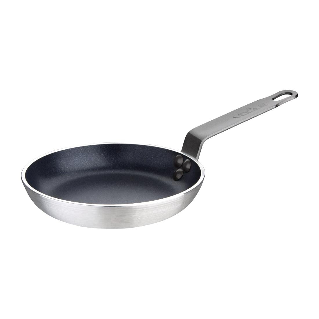 Vogue Aluminium Non-Stick Teflon Blinis Pan 15cm - Designed for Making Pancakes, Fried Eggs S340