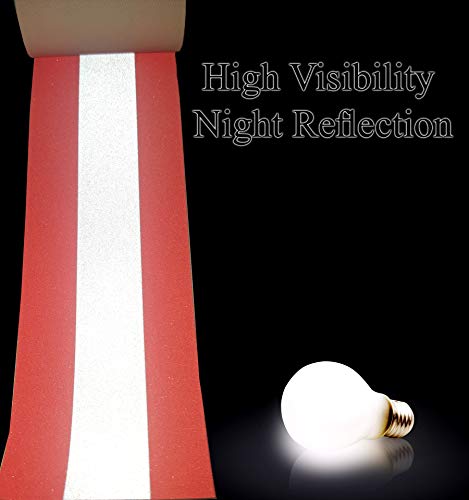 Reflective Flame Resistant Sew Tape 2" x 1m High Visibility Firefighter Fluorescent (Orange) - Thumbnail 4