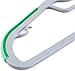 ZOYER TPR Plastic Hangers (30 Pack) Multifunctional Light-Weight Hangers Premium Quality S-Shape Non-Slip Suit & Shirt Hangers with Tie Bar, Strap Hooks, 360 Chrome Swivel (Multi Color Grey)