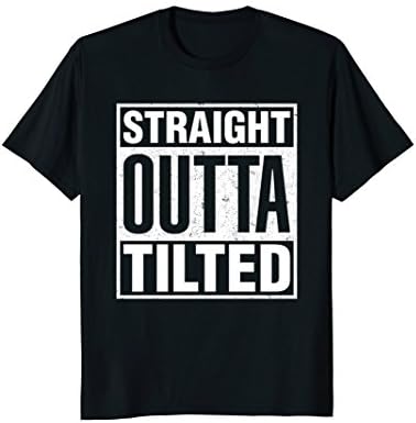 Blanezt TeesStraight Outta Tilted Funny Gaming T Shirt For Gamer T-Shirt
