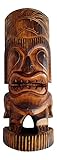 Wood Tiki Man Statue, 12”