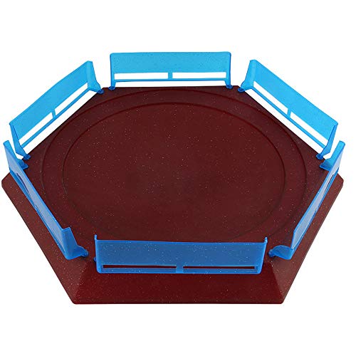 Kasien Gyro Arena Disk, Burst Gyro Arena Disk Exciting Duel Spinning Top Beyblades Launcher Stadium Top Kids Xmas Gift for Kids (Red)