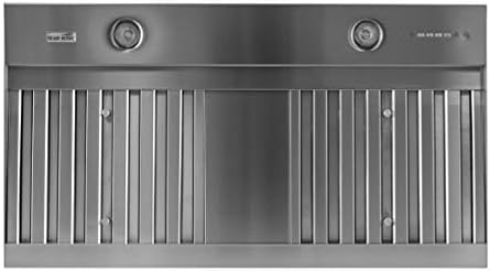 VSL44812RC VSL400 Series 1,200 CFM 48 Inch Wide Range Hood Insert with Remote and LED Lighting - Stainless Steel